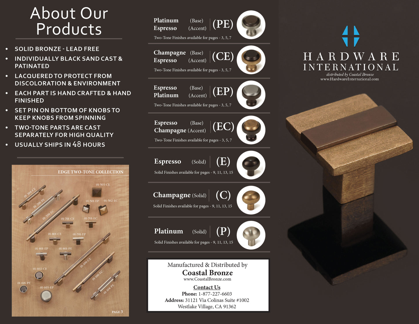 Hardware International Trifold - 10 Pack